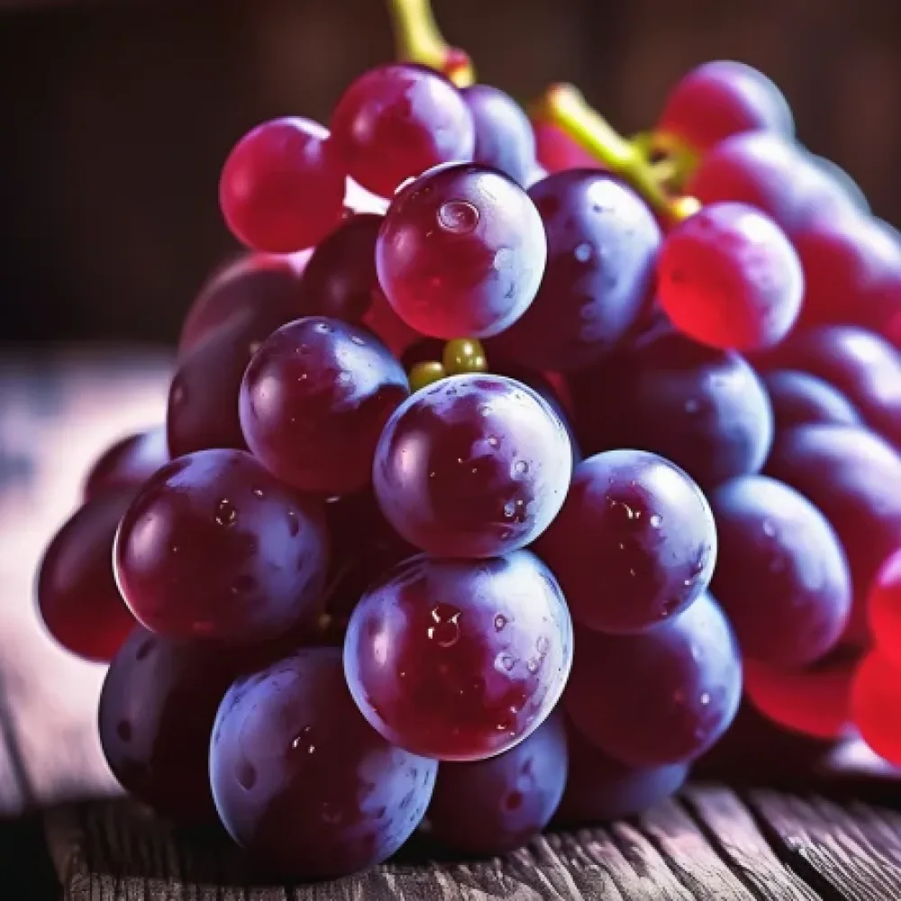 Szőlőoltvány Ruby Seedless (Királyi rubin) - magnélküli szőlőfajta - késői érésű
