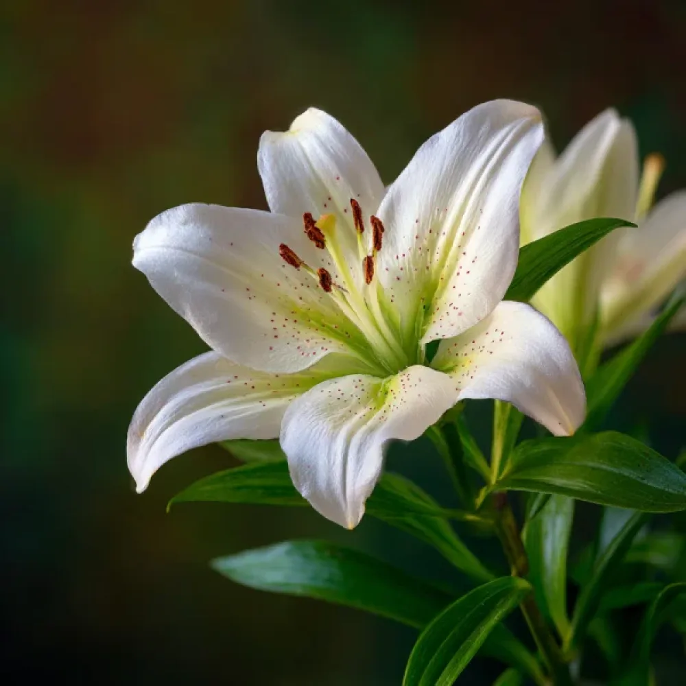Liliom Asiatic White (fehér ázsiai)